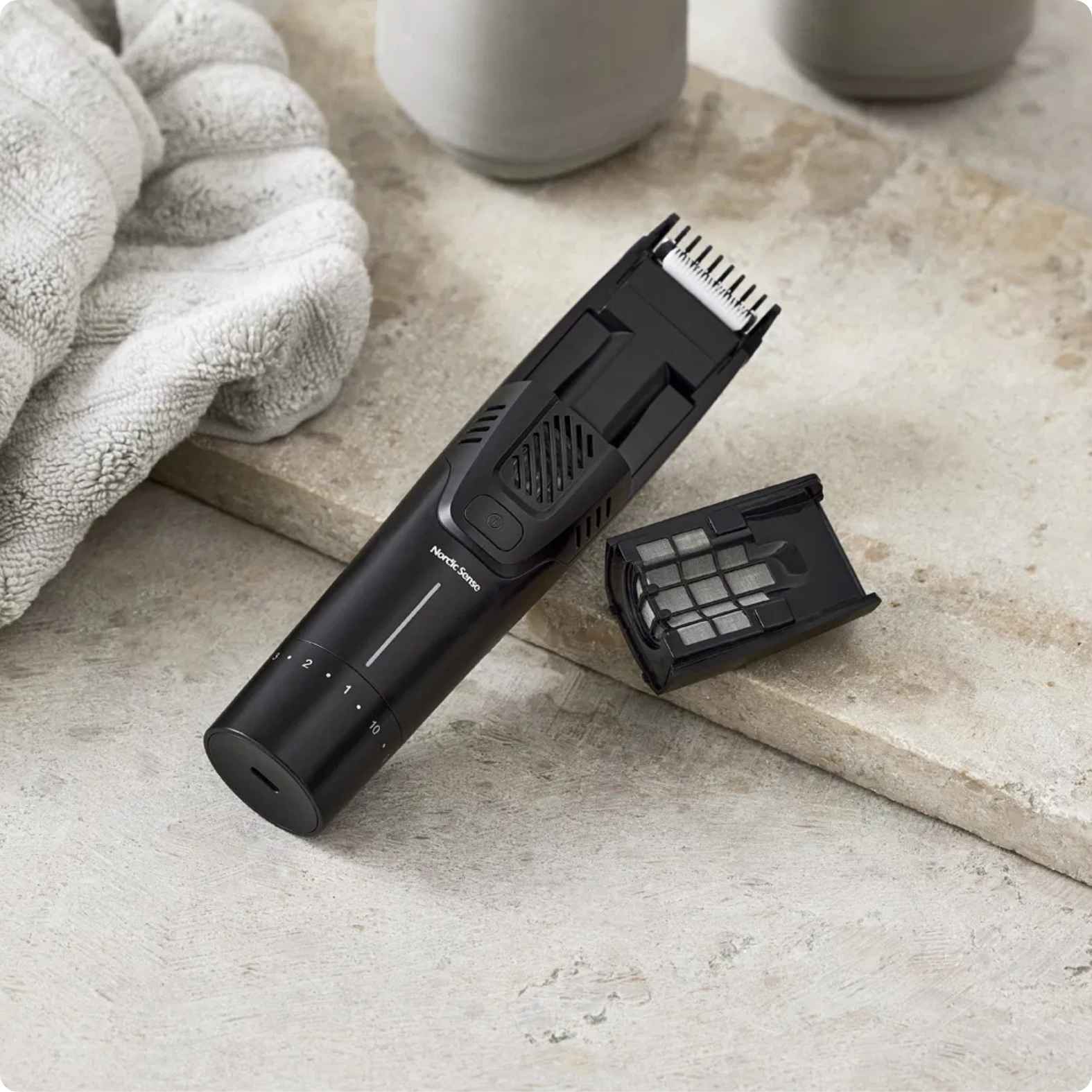 Nordic Sense Skægtrimmer m. suger